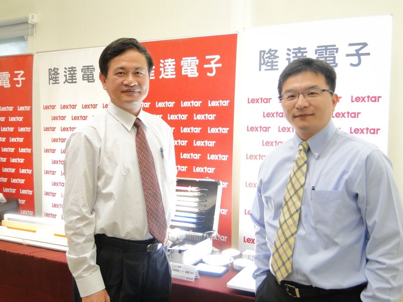 隆達董事長蘇峰正(左)。（資料照）