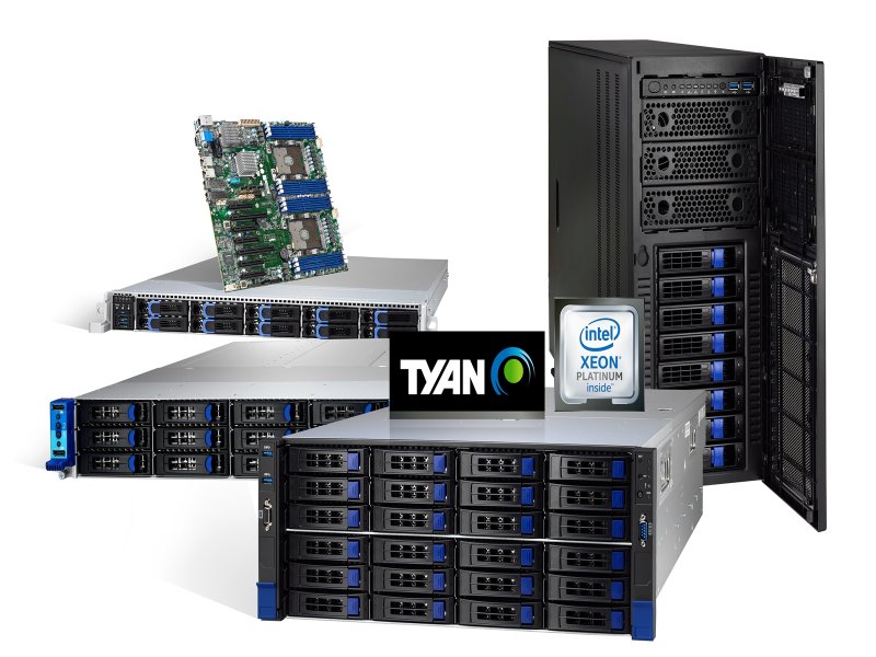 TYAN泰安發佈支援第二代Intel Xeon 可擴充處理器新產品線。（廠商提供）