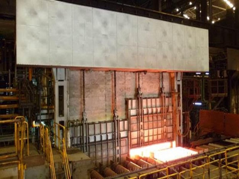 中鋼改造鋼板工場加熱爐節能效率達13% 朝更節能減污的精緻鋼廠目標邁進。（中鋼提供）