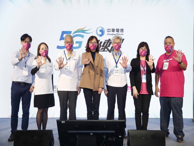 中華電信5G加速器年度發表會 15組新創大秀創意新思維。（中華電信提供）