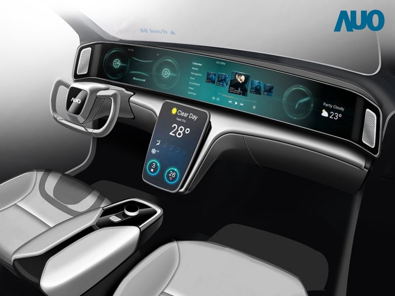 友達以Micro LED、AmLED定義汽車新時代  創造未來智慧座艙新體驗。（友達提供）