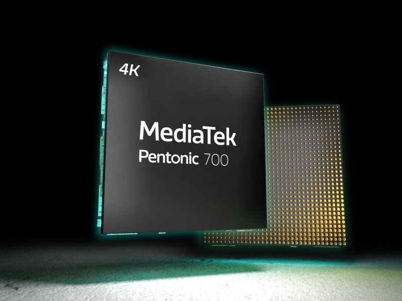 聯發科發佈支援4K 120Hz智慧電視晶片Pentonic 700。（聯發科提供）