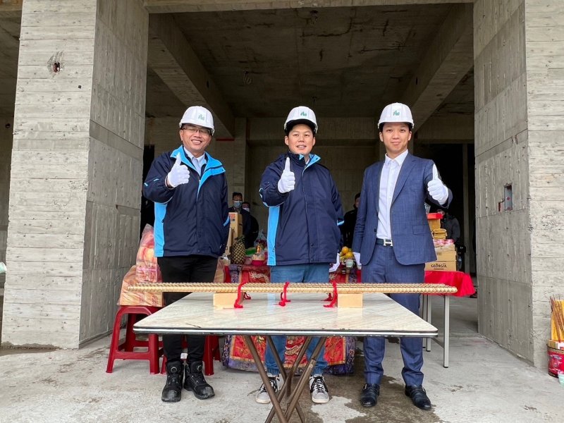 2023年新竹造鎮計畫再添一員 富旺全能型精品宅「讚時代」上樑。（廠商提供）