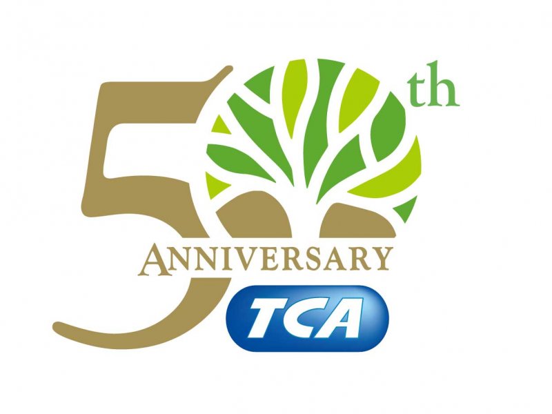TCA 50周年紀念Logo亮相 彭双浪：結合會員專長 協助產業數位轉型、營運升級。（TCA提供）