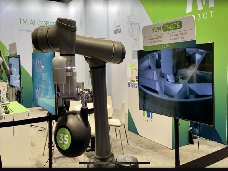 達明機器人發佈重量級新品TM30S。（達明提供）
