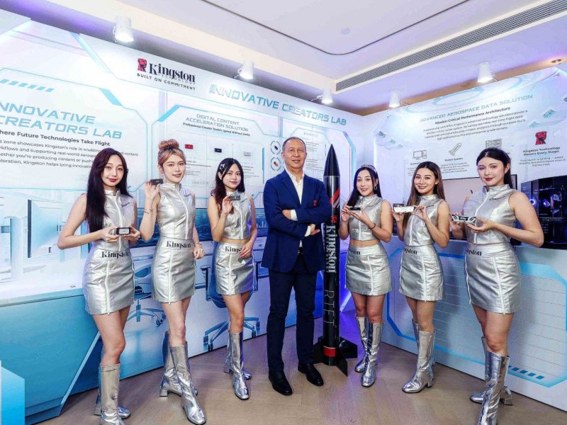 《COMPUTEX 2025》金士頓以高效能解決方案賦能未。（金士頓提供））