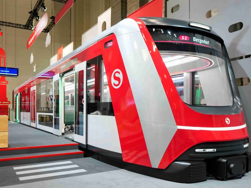 達擎與德國鐵路旗下漢堡城市快捷合作全新節能概念列車。（達擎提供）