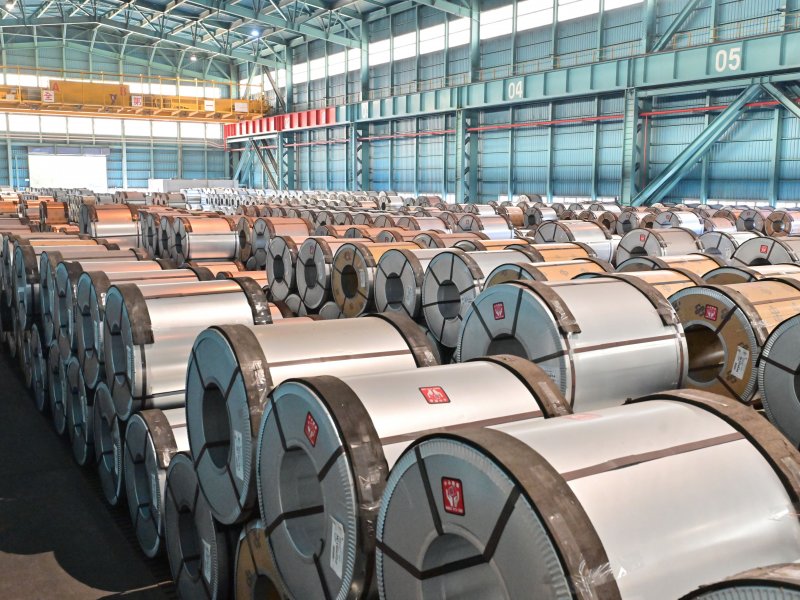 中鋼近日取得鋼板、熱軋、冷軋、熱浸鍍鋅鋼捲及電磁鋼捲之UL EPD及The International EPD System認證。（中鋼提供）