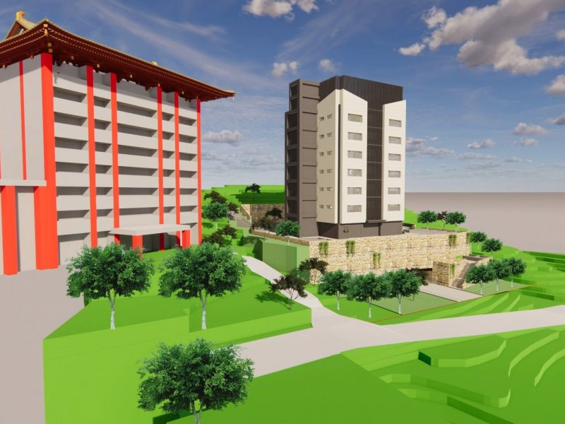 天品基隆孝光閣取得建照、即將動工 擬辦理6億元有擔與無擔保可轉換公司債。（天品提供）