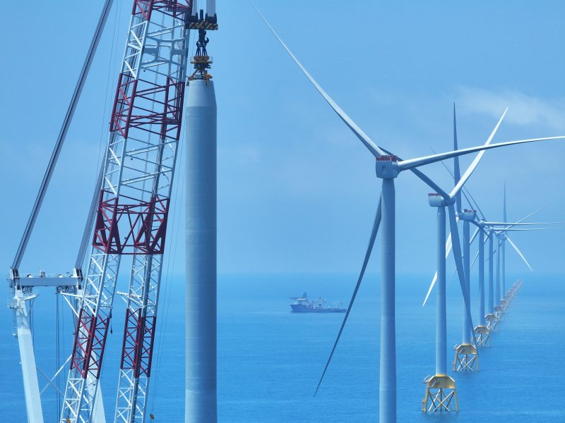 國泰人壽投資沃旭能源大彰化西南離岸風場 深化長期策略合作關係。（沃旭提供）