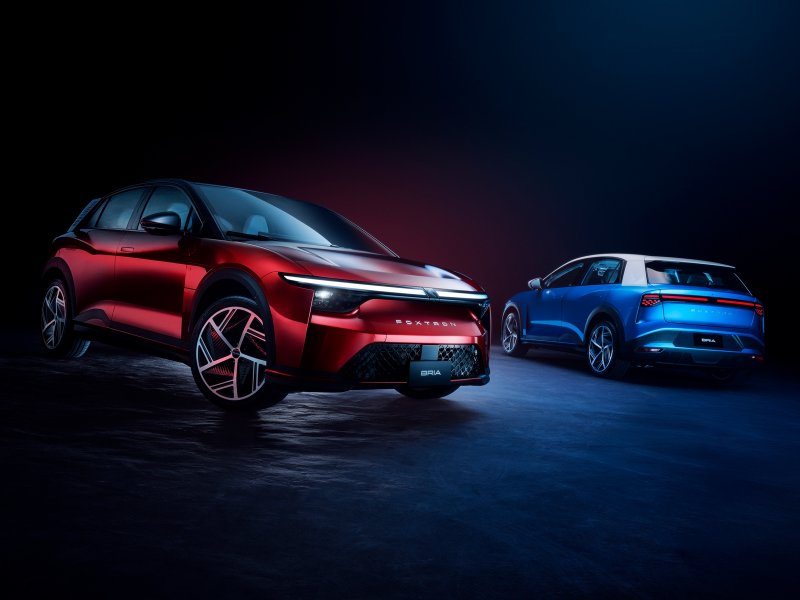 鴻華先進新車線上發表會首款BRIA電動車問世 展現台灣電動車自主研發成果。（鴻華先進提供）