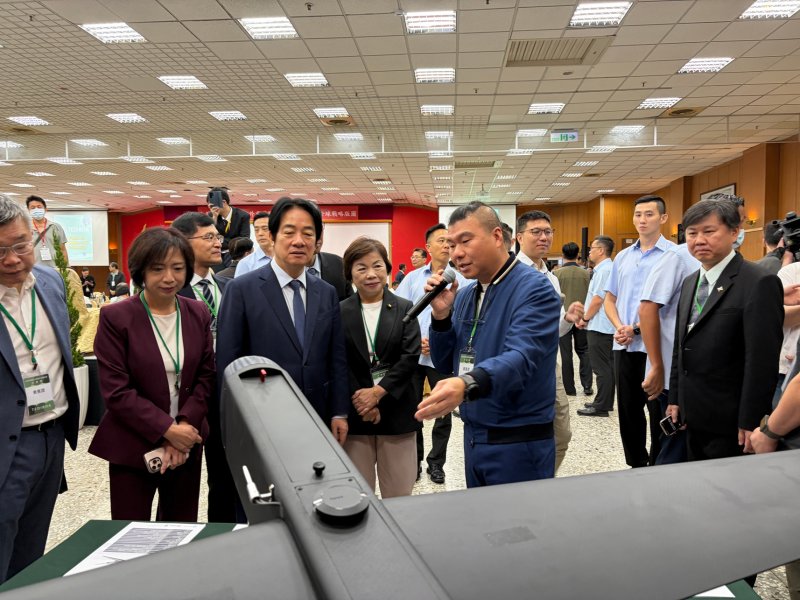 錦明重點展示戰術固定翼無人機 攜手台灣無人機聯盟夥伴共築全球非紅供應鏈信任鏈。(錦明提供)