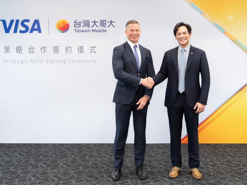 台灣大攜手Visa 打造台灣首個 AI 代理商務消費場景。（台灣大提供）